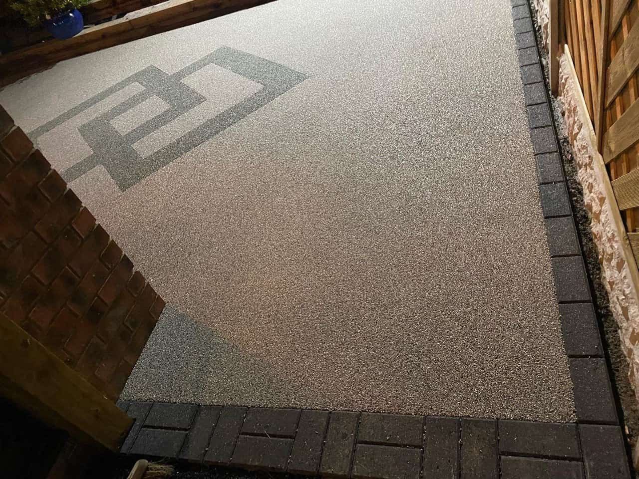 This is a photo of a gravel driveway installed in Wigan by Wigan Resin Driveways